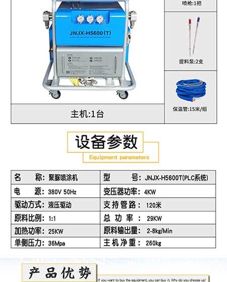 JNJX-H5600(T)PLC聚氨酯噴涂設(shè)備 -3