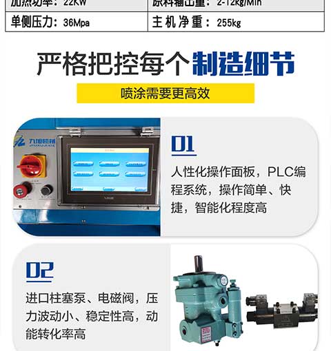 JNJX-H-T40PLC聚脲噴涂設(shè)備4